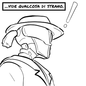 ad un tratto vide qualcosa di strano tra la folta vegetazione...